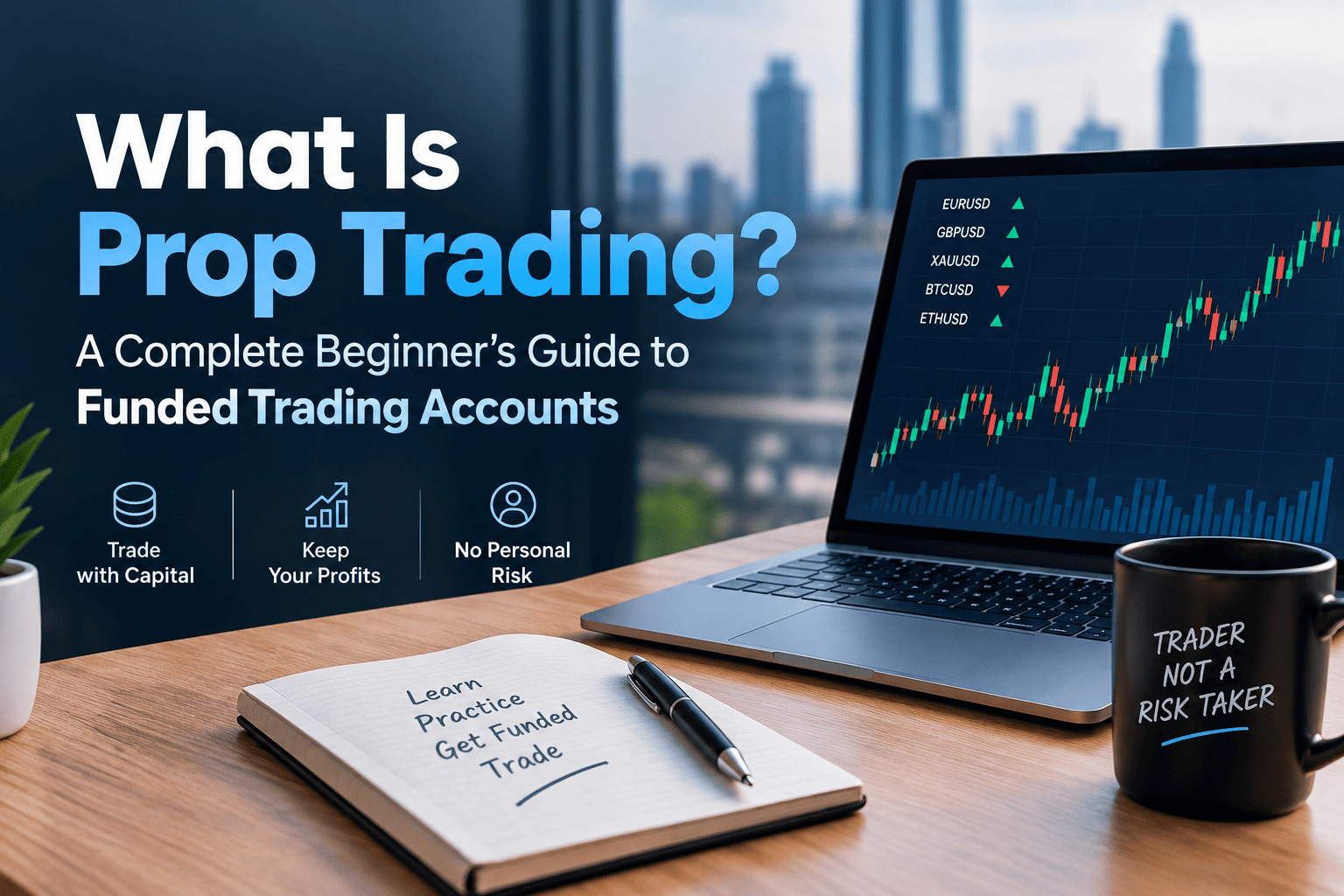 What Is Prop Trading? A Complete Beginner’s Guide to Funded Trading Accounts